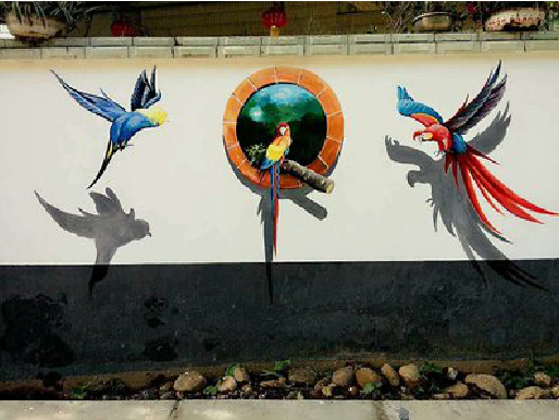 大田视觉错位-3D墙绘设计