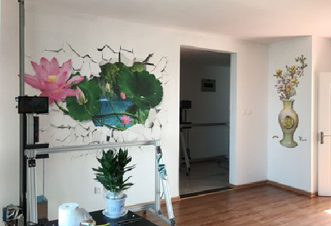 大田墙体彩绘相比墙纸的优势。