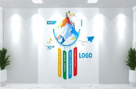 大田公司企业形象墙的工艺材料有哪些？