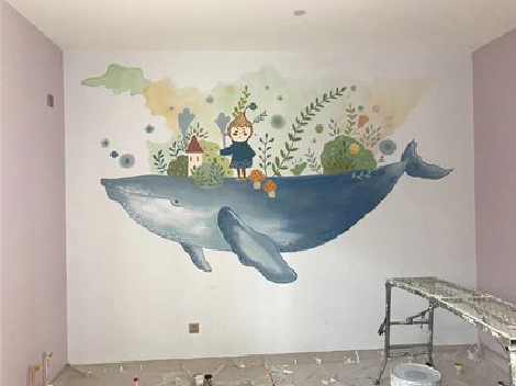 大田手绘墙的特点及优势。