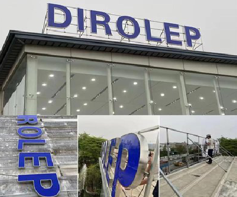 大田楼顶发光字安装的注意事项。